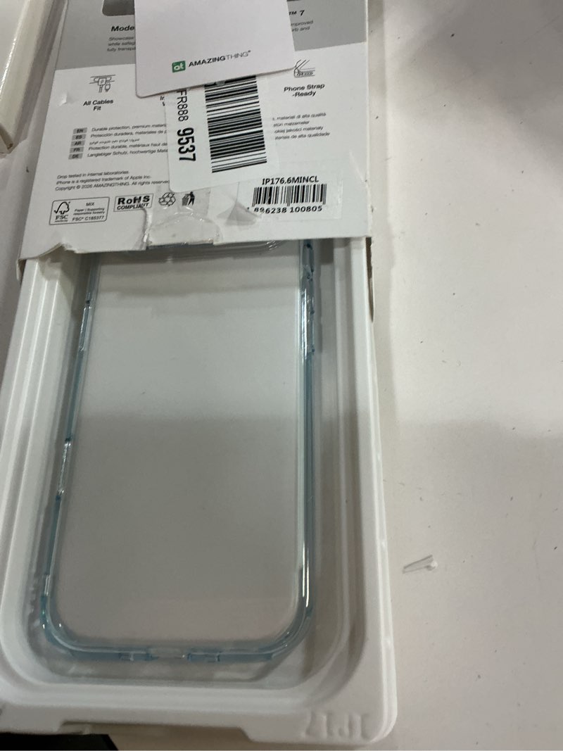 Condition photo showing Good Condition for AMAZINGthing for iPhone Air [Minimal Case], Crystal Clear, Slim, Shockproof Protective Phone Cover, 7.7FT Drop Proof, Anti Yellowing, Transparent iPhone Air Clear