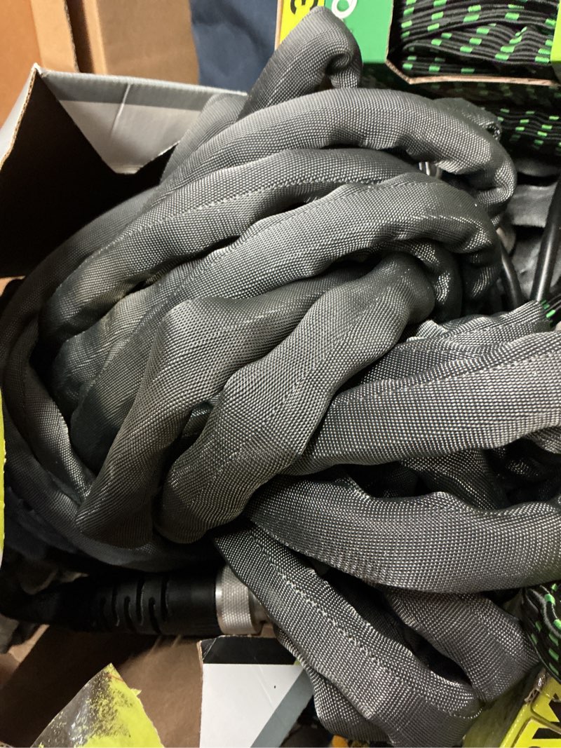 Condition photo showing As Is for zero-g teknor apex 5/8-in x 100-ft premium-duty kink free woven gray hose