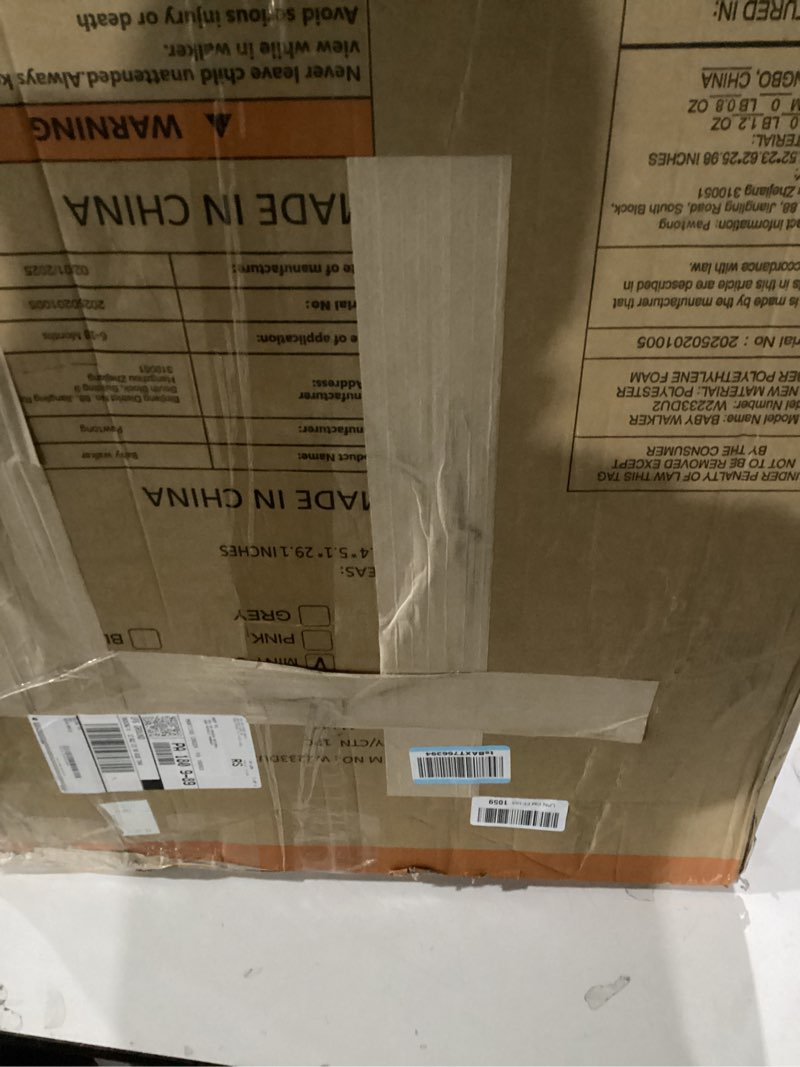 Condition photo showing New/Like New for Foldable Baby 5-in-1 Activity Walker - Rocker, Activity Center, Bouncer, Seat Walker, Push Walker - Adjustable Speed Rear Wheels and Height Toys Ages 6-18 Months… (Mint Green)