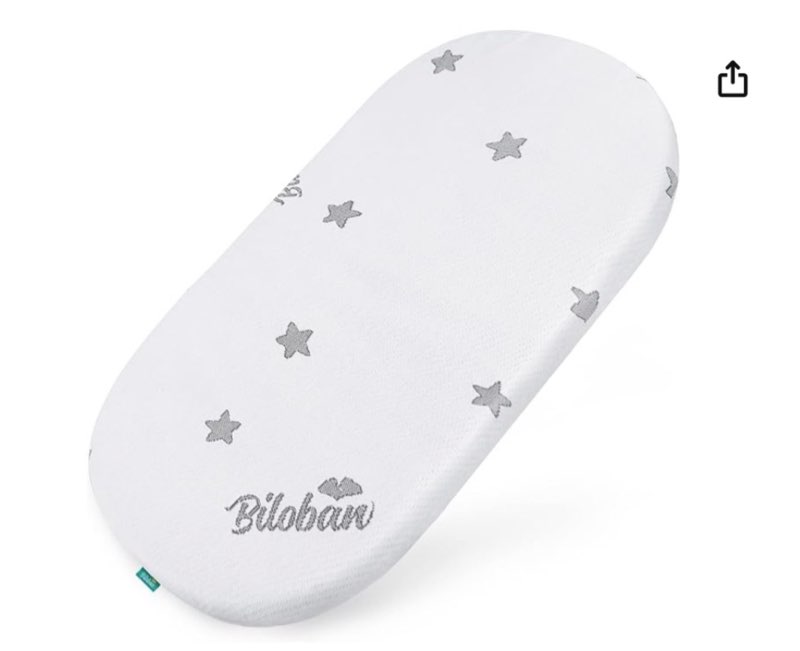 bassinet mattress pad (13"x 30"x 0.8"), compatible with snoo smart sleeper baby bassinet, waterproof breathable soft bassinet mattress pad, baby foam with removable zippered cover white