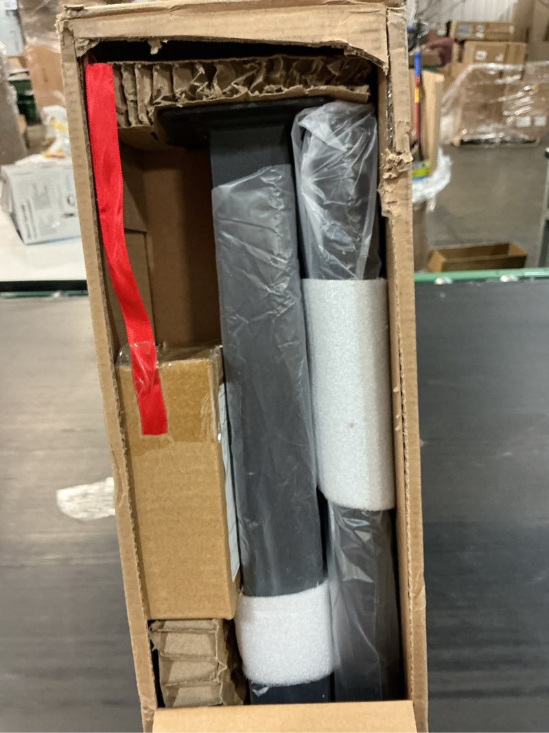 Condition photo showing New/Like New for hand rails for outdoor steps, 2-5 steps wrought iron handrails for outdoor steps, stair railing for porch, home, garden, indoor, staircase handrails for wooden, cement, brick, marble (4 steps)