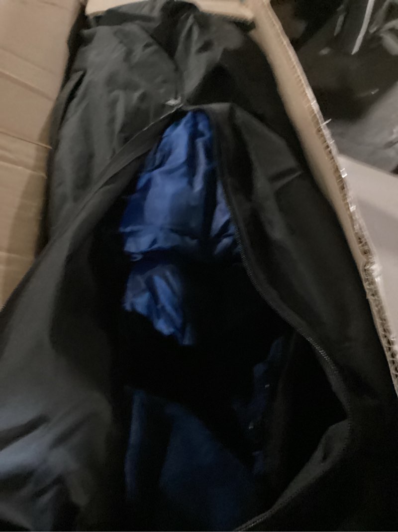 Condition photo showing New/Like New for oversized fully padded camping chair with removable foot pocket, heavy duty comfy folding camp sports chair for adults, summer, winter, outdoor, ice fishing, hunting, rv, cup holder, xl, 400 lbs army green