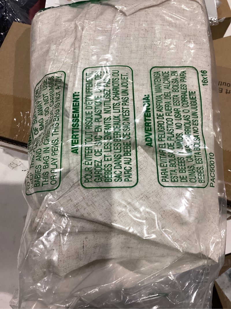 Condition photo showing As Is for Stall 60 Inch Linen Shower Curtain Beige, Fabric Boho Farmhouse Shower Curtains for Bathroom Cotton Natural Cloth Liner Set 60" W x 72" L Linen-beige 60"W x 72"L