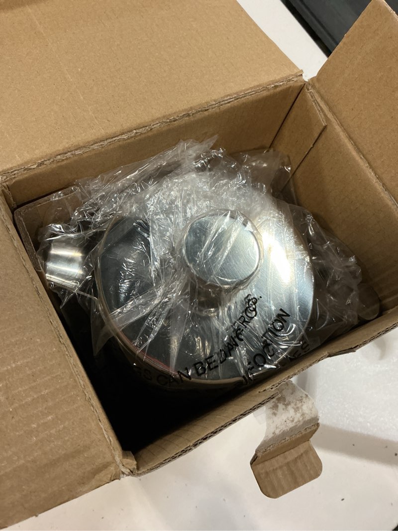 Condition photo showing New/Like New for stainless steel french press, one size, stainless steel