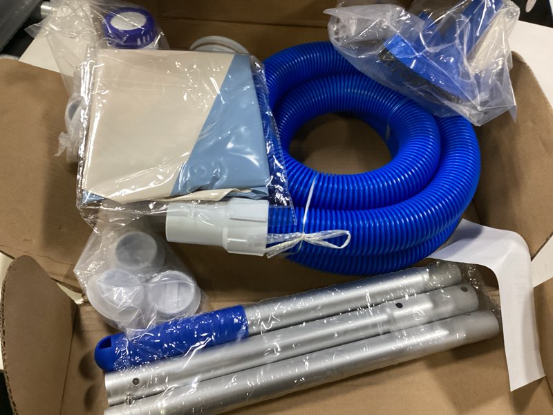Condition photo showing New/Like New for upgraded stock tank pool diy starter kit, complete diy pool accessories | compatible with intex/bestway 1000-2500 gph filter pumps, fast installation for backyard outdoor(with 1000gph filter pump) stock tank pool diy kit with 1000 gph filter pump