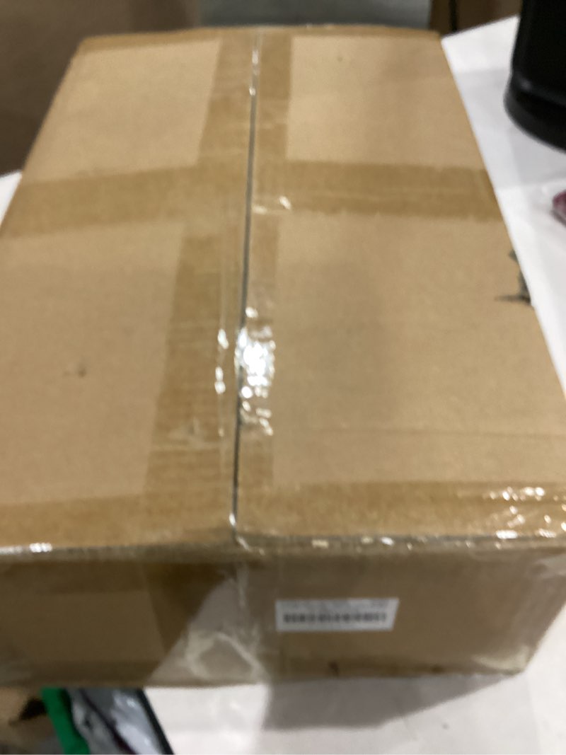 Condition photo showing New/Like New for GERYMU Black Rattan Nightstand, Boho Side Table with Open Shelf, Wood Accent Bedside Table,End Table with Legs for Bedroom,Living Room, Home Office, 9.45" D x 15.75" W x 25.79" H