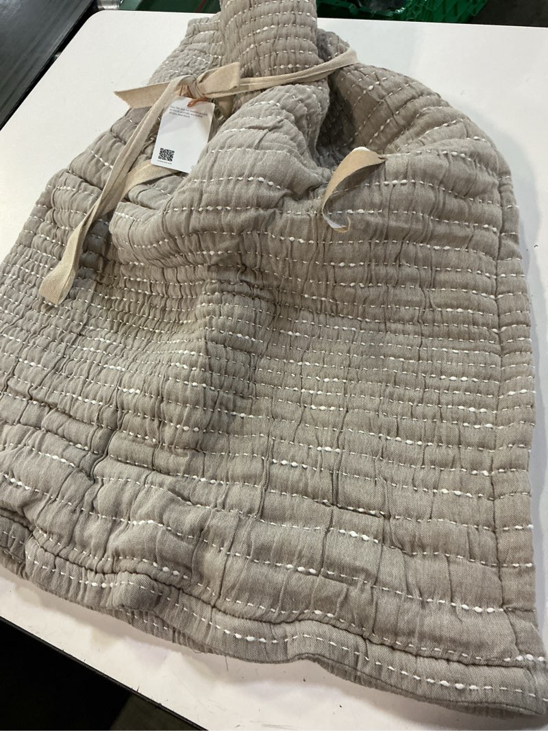 Condition photo showing Good Condition for organic cotton channel stitch sham set cloud queen 