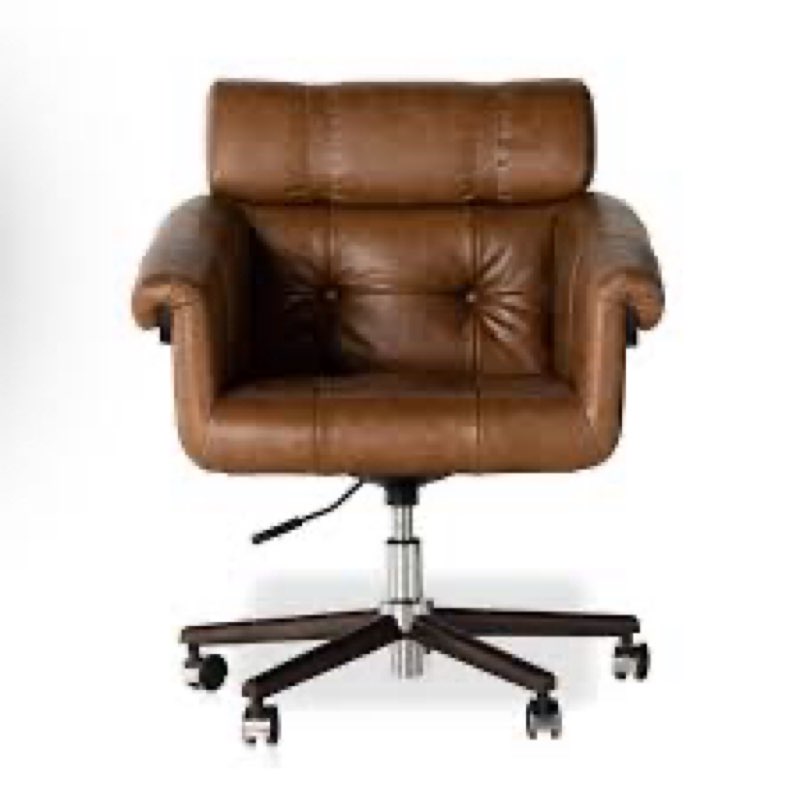Chestnut Genuine Leather Executive Chair