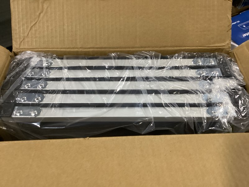 Condition photo showing New/Like New for dog stairs for large dogs - 5 step wide 16in high 34in foldable dog ramp for car non-slip surface support up to 230lbs - suitable for suv,truck, sofas, bed