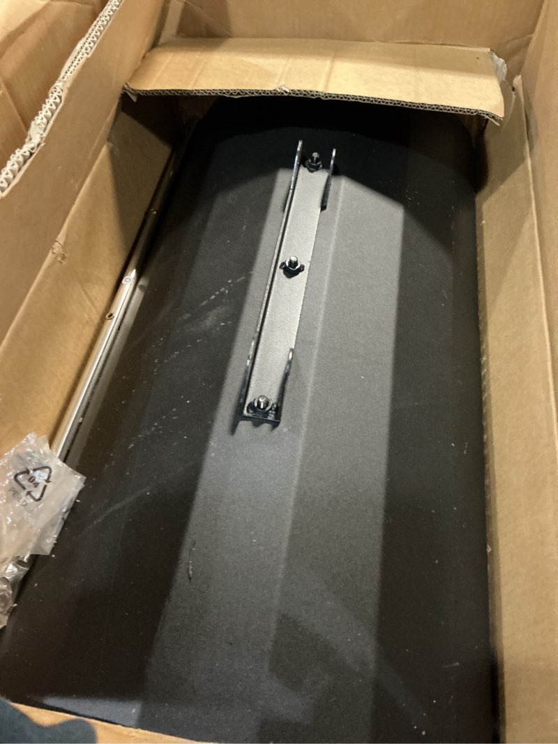 Condition photo showing As Is for Snow Shovel with Wheels for Driveway,29'' Combined Snow and Ice Removal Design, Angle Adjustable Blade & Handle Snow Pusher Shovel,Efficient Snow Plow for Pavement