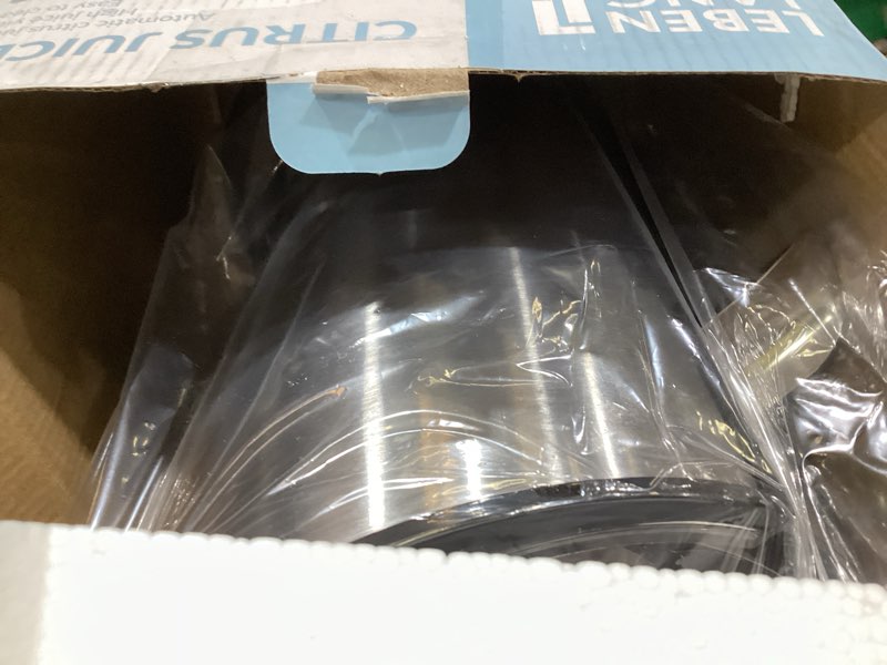 Condition photo showing Good Condition for lebenlang stainless steel electric orange juicer 600w i incl. stainless steel cone & bpa-free | electric juicer citrus press fruit press i high juice yield for oranges & lemons lbc388 - 600 watt
