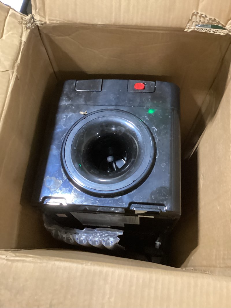 frigidaire efwc498 - top loading cooler dispenser -hot & cold water - child safety lock - innovative slim & sleek design, holds 3 or 5 gallon bottles - black