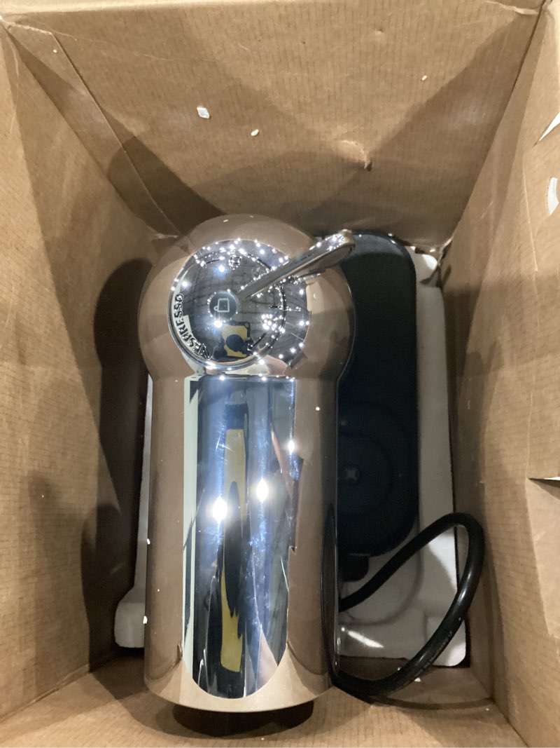Condition photo showing As Is for Nespresso Vertuo Coffee and Espresso Machine by Breville,5 Cups, Chrome