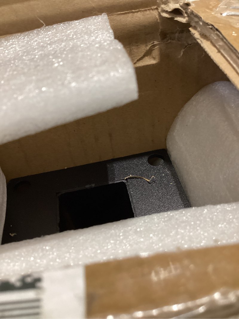 Condition photo showing Good Condition for 4 Step Handrails for Outdoor Steps, Indoor Stairs Railing Mild Steel Metal Hand Rails for Porch, Exterior Concrete Steps, Wooden Stairs Fit 1 to 4 Steps Wood Grain Design with Installation Kit 4 Steps Imitation Wood Grain