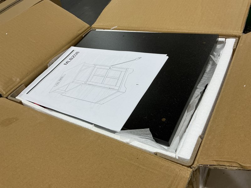 Condition photo showing New/Like New for mmeoluook end table nightstand with charging station, side table with usb ports and outlets, bedside table with storage for bedroom living room bedroom mlbz08be black