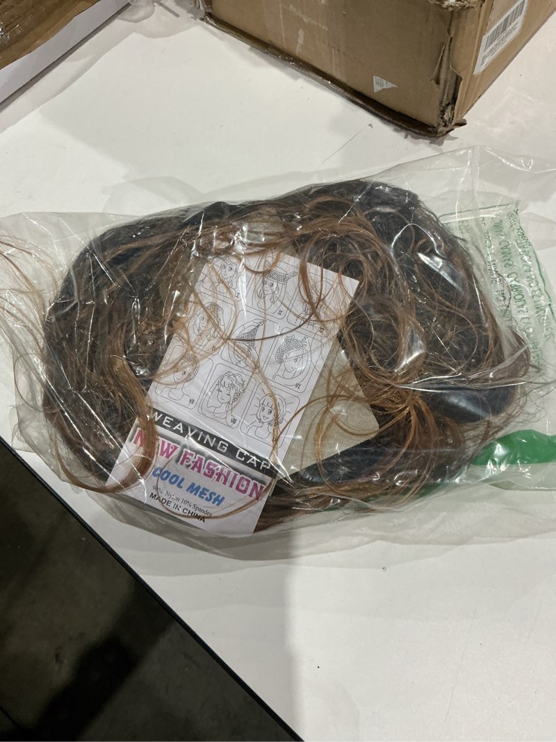 Condition photo showing Good Condition for similar to not exact swiking mullet wigs for women blonde curly soft heat resistant shoulder length hair 80s rocker cosplay halloween dark roots synthetic wigs (blonde mix black)