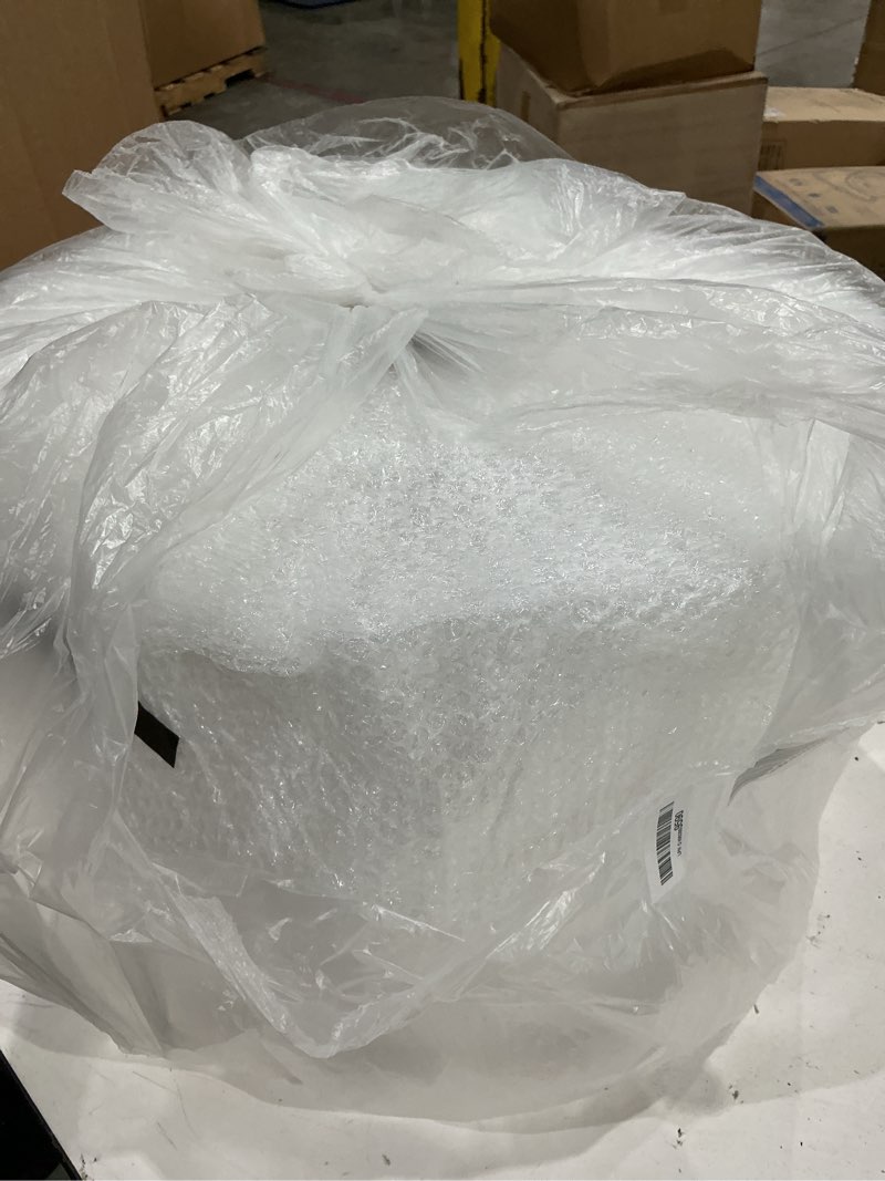 Condition photo showing As Is for amazon basics bubble wrap for moving, packing, shipping and storage, perforated protective cushioning for fragile items, 12-inch x 175-ft long roll, small 3/16", clear clear 12 inch x 175 ft