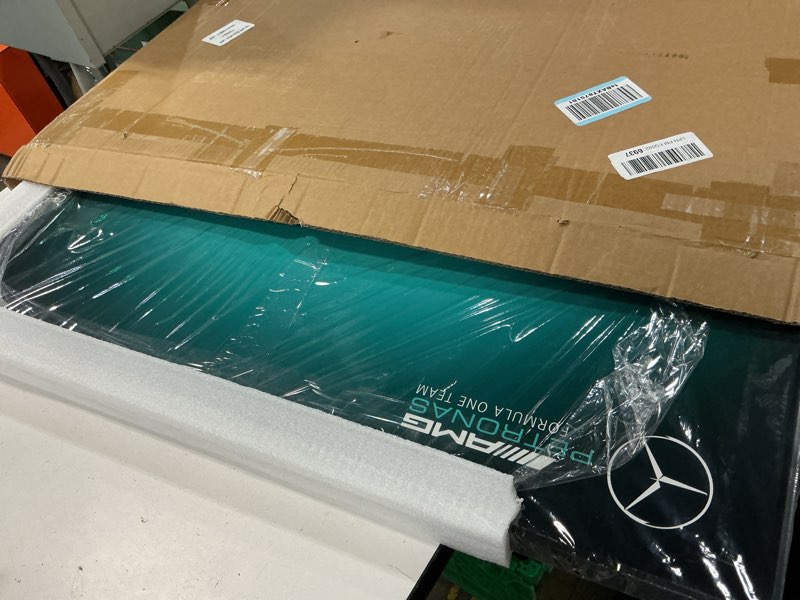 Condition photo showing Good Condition for Joodyyoo Display Wall Board for Lego Technic Mercedes AMG F1 42171, Wall Art for Lego F1 Car Wall Mount, Gift Idea, Home Decor (Car Not Included)