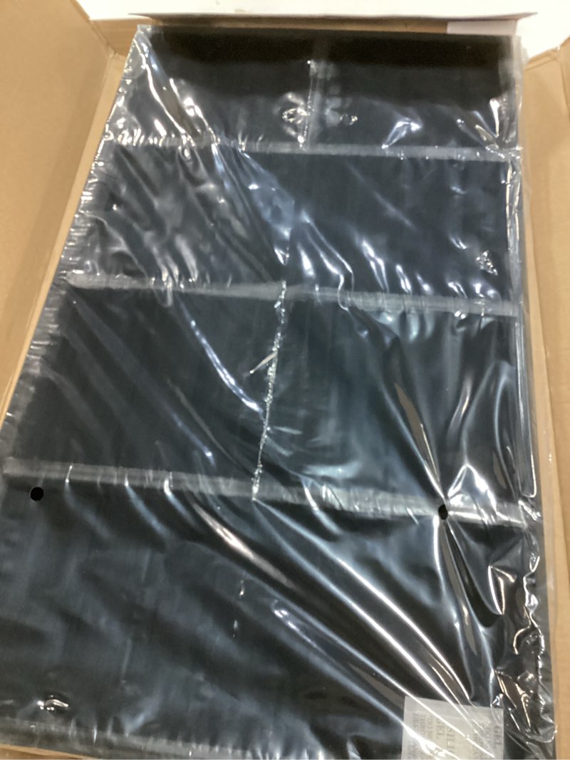 Condition photo showing New/Like New for closetmaid suitesymphony velvet jewelry tray organizer, insert for drawers for necklaces, earrings, bracelets, watches, rings, 21.7 in. w, plush black