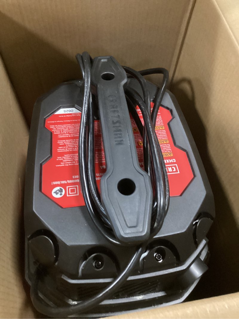 Condition photo showing As Is for Craftsman 3-Gallon 3 HP Corded Wet/Dry Shop Vacuum CMXECXA8200344