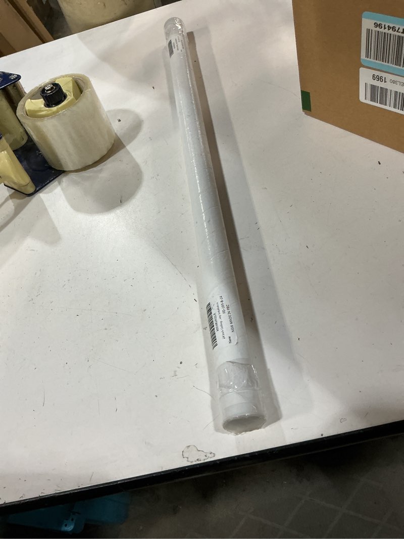 Condition photo showing Good Condition for 24 inch ceiling fan downrod threaded, 1 inch outer diameter matte black ceiling fan extension rod (with threads),down rods compatible with most ceiling fans,easy installation 24 inch black