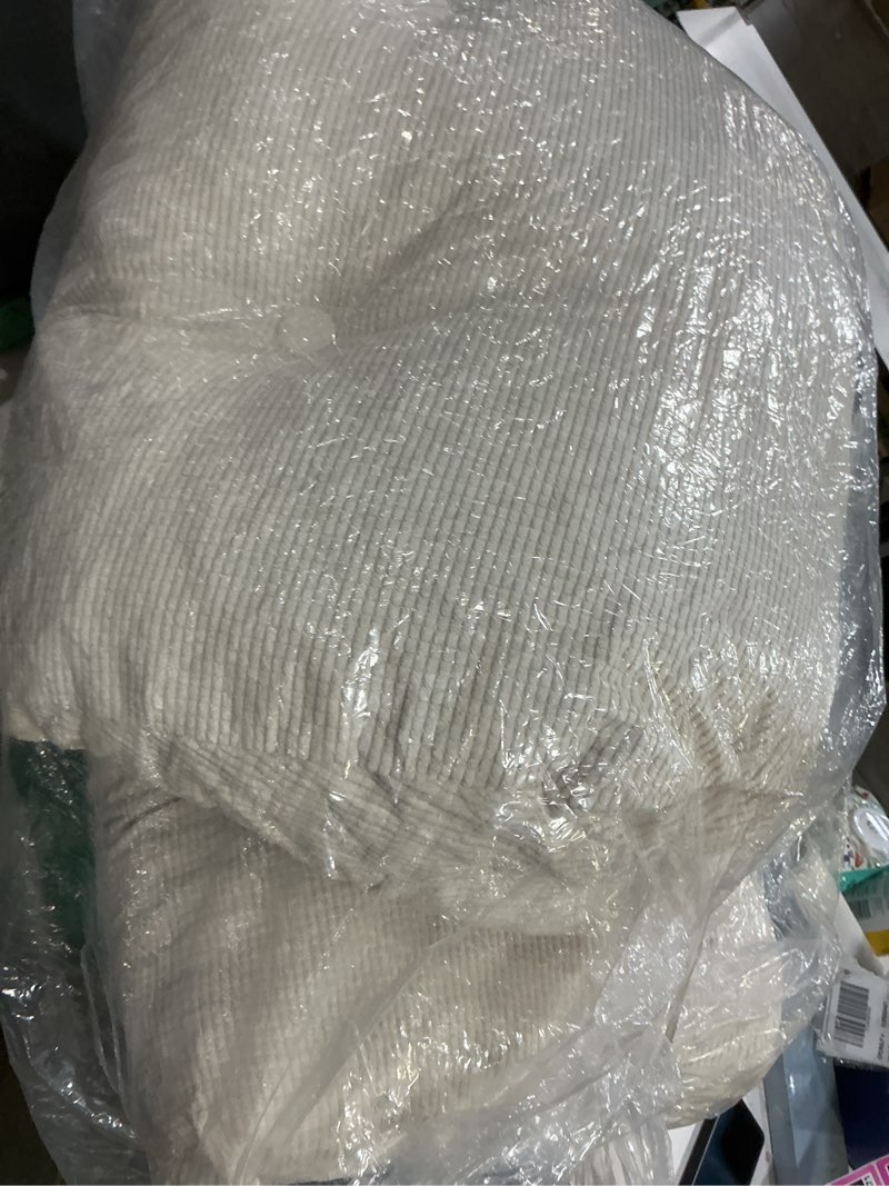 Condition photo showing Good Condition for iaseahk headboard pillow king, triangle pillows for headboard, head board backrest wedge pillow for reading sitting working, daybed pillows with removable cover for bed dorm sofa, beige beige king