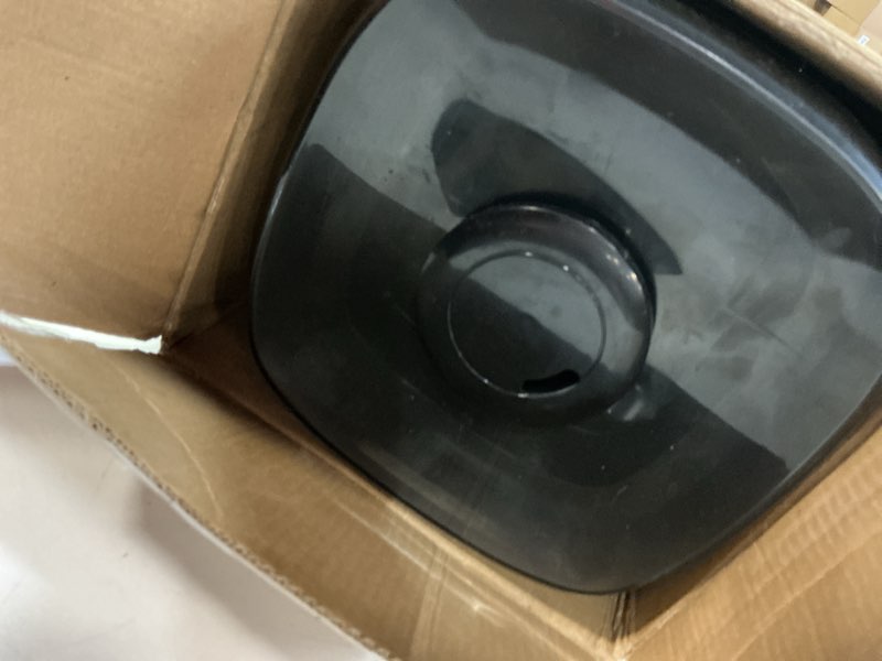 Condition photo showing As Is for Homedics Portable Humidifier - Small Air Humidifiers for Bedroom, Plants, Office, Travel - Cool Mist Humidifiers, Color-Changing Accent Light, 2 Mist Settings, Black