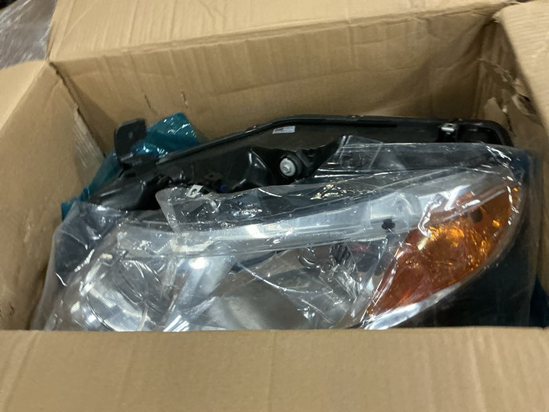 Condition photo showing Good Condition for headlights assembly for 2006-2011 honda civic 4-door headlamp replacement chrome housing driver & passenger side (not fit 2-door) polished chrome | with high & low beam bulbs oe replacement