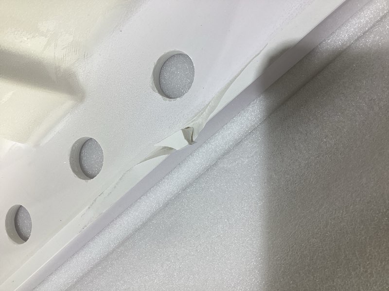 60" Vanity Top Bathroom Sink with 3 Holes