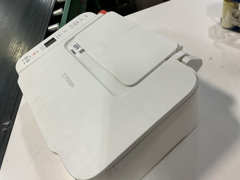 Condition photo showing As Is for pixma ts3722 wireless all-in-one home printer with scanner and copier, with pg-275 and cl-276 inks