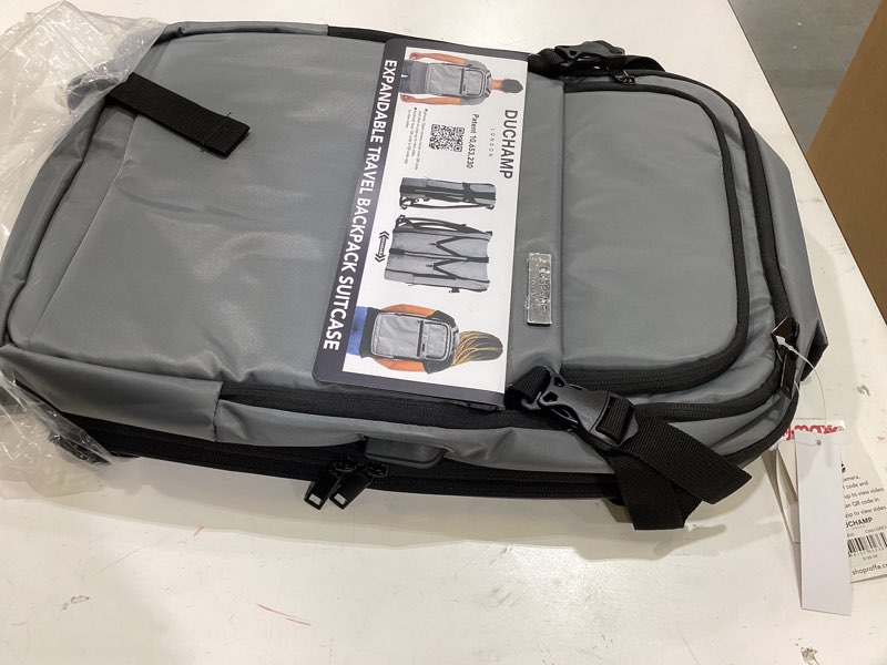Condition photo showing Good Condition for getaway expandable carry-on backpack suitcase (grey)