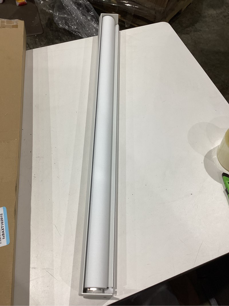 Condition photo showing Good Condition for chrisdowa cordless blackout roller shades for windows, striped free-stop window blinds with privacy, thermal insulated window shades for home, office and door. white, 32" w x 72" h 32"w x 72"h white