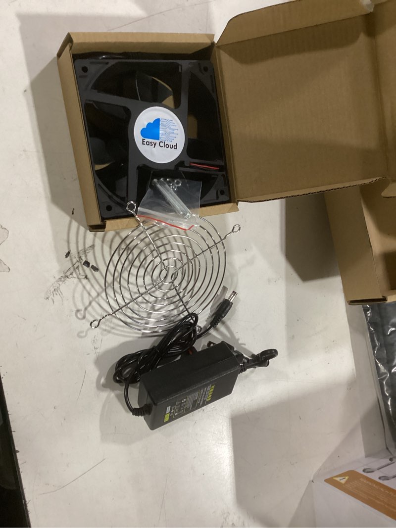 Condition photo showing Good Condition for Computer Fan with AC Plug, 120mm Variable Speed Axial Muffin PC Fan with Controller 120V 110V 220V Small 12V Case Cooling for PC Server Cabinet DVR TV Router Receiver Xbox Greenhouse 1 Pcs AC Plug - 120mm x 25mm - Variable Speed