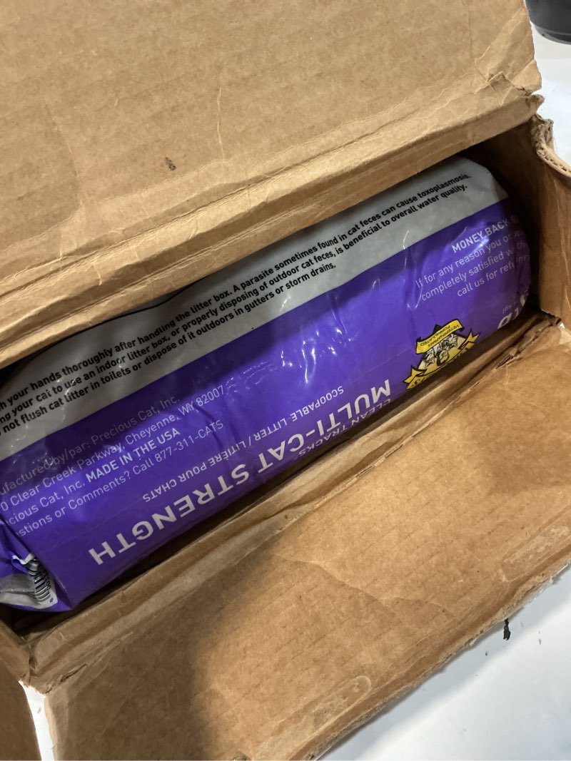 Condition photo showing As Is for dr. elsey's® clean tracks clumping clay cat litter 40 lb. bag 40 lbs
