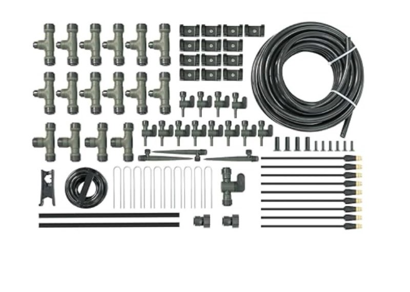 vego garden irrigation kit - drip irrigation system for raised garden beds, efficient watering solut