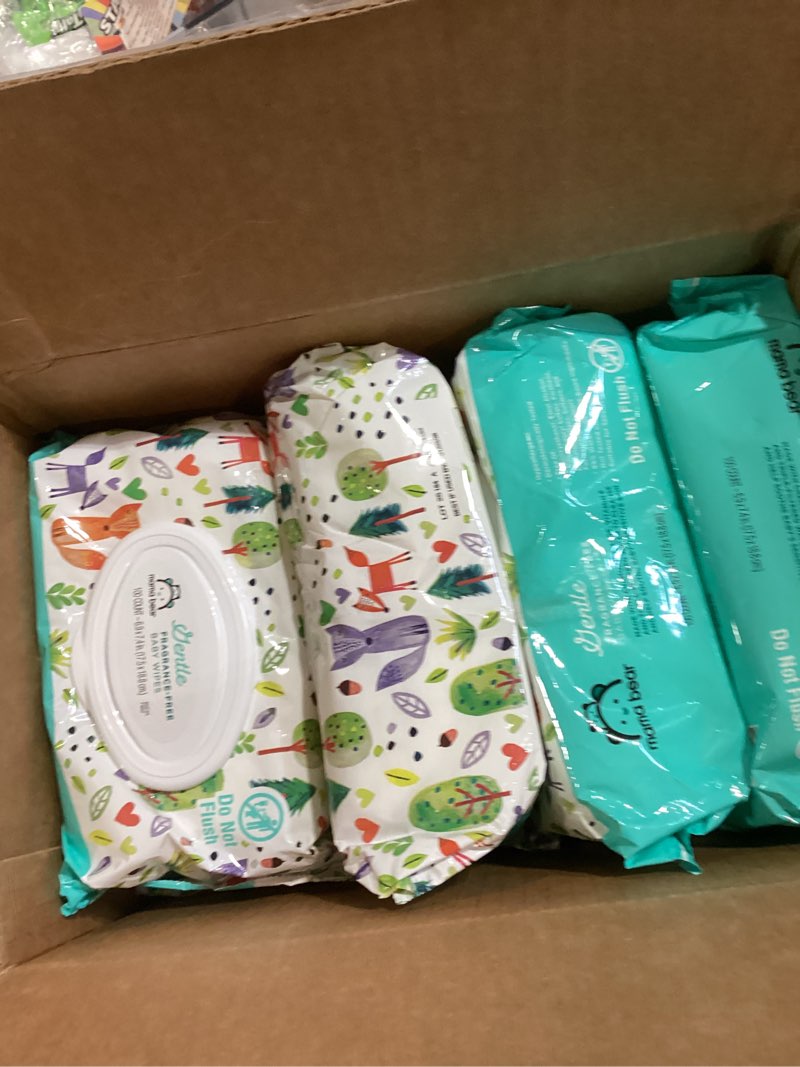 amazon brand - mama bear gentle baby wipes, fragrance free, hypoallergenic, 100 count