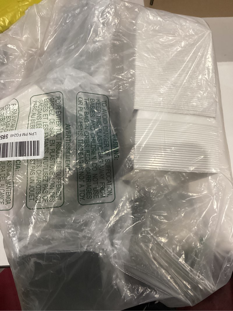 Condition photo showing As Is for RomanticBaking 100 Pack 4x4x2.55 Inches Charcuterie Boxes with Clear Lids - Bakery, Cookies, Chocolate Covered Strawberries, Mini Cake, Pie, Cinnamon Roll Treat Boxes for Parties 100 White