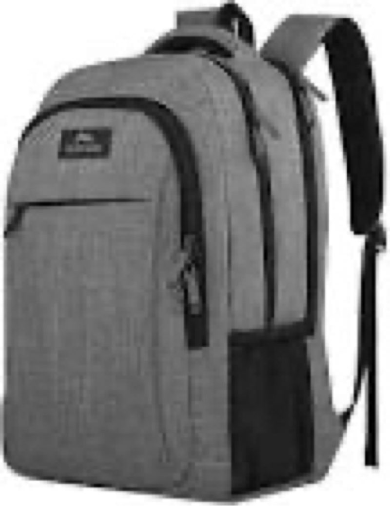 matein travel laptop backpack, business anti theft slim sturdy laptops backpack personal item bag, water resistant college school computer bag gift for men & women fits 15.6 inch notebook, grey 15.6 inch austere grey