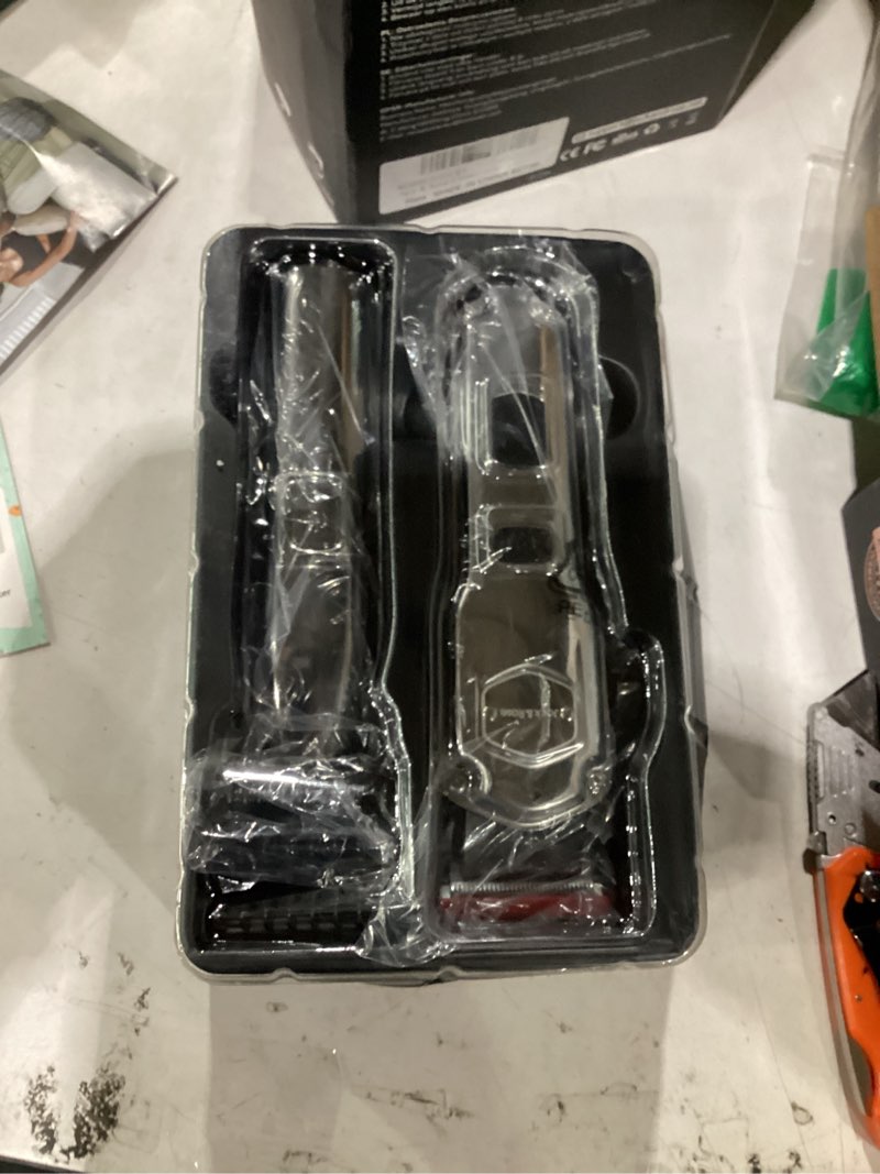 Condition photo showing Good Condition for jack & rose clippers and trimmers set, cordless hair clippers for men, barber clippers set silvery