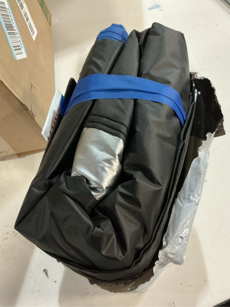 Condition photo showing New/Like New for car cover for automobiles all weather waterproof, universal fit sedan chevrolet corvette, ford fusion, kia stinger, nissan maxima, buick regal, subaru legacy, honda accord etc. black-blue 2 fit sedan/coupe-length (184 to 193")