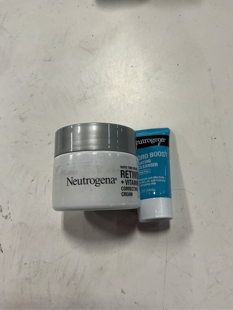 Condition photo showing As Is for neutrogena rapid tone repair retinol + vitamin c face and neck cream - 1.7oz