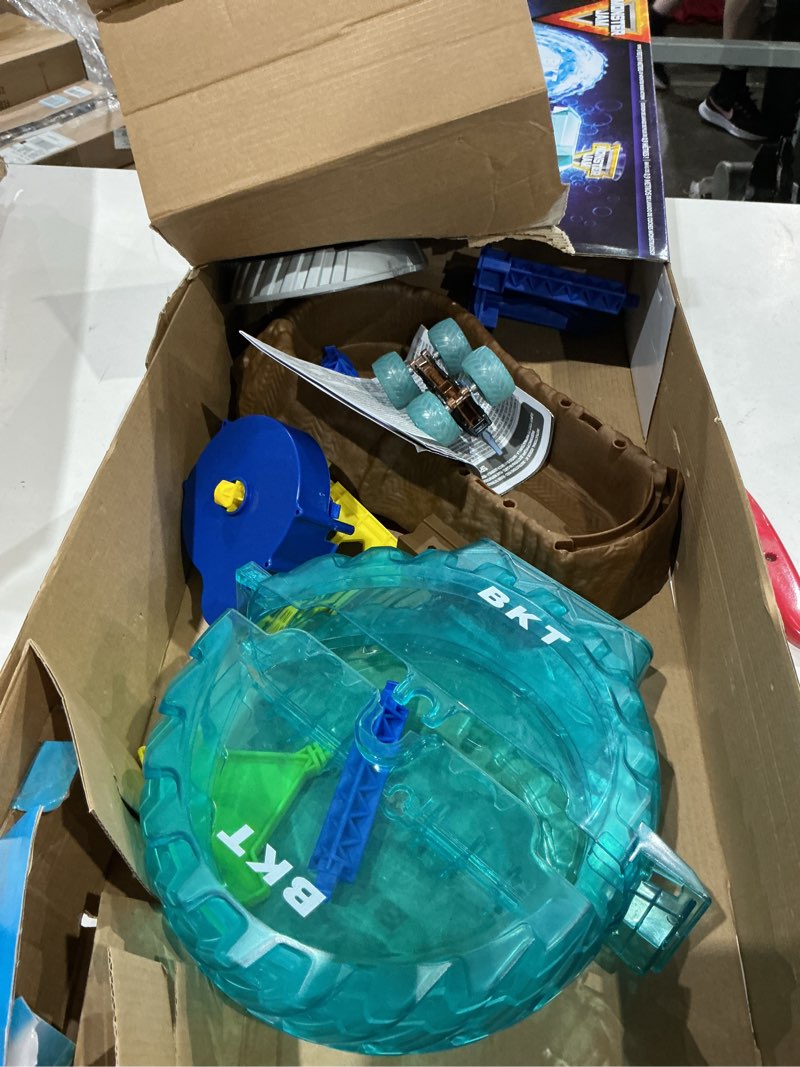 Condition photo showing As Is for monster jam, megalodon monster wash, includes color-changing truck, interactive water play kids toys for aged 3 and up