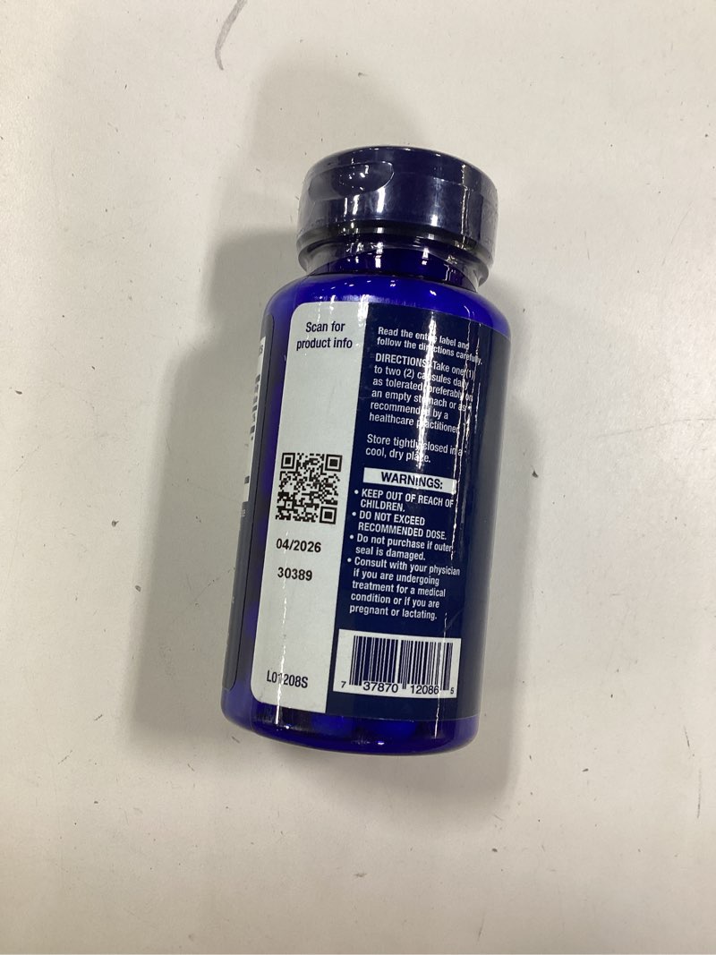 Condition photo showing New/Like New for Life Extension Super R-Lipoic Acid – Healthy Aging, oxidative Stress Defense – with 240 mg of Active R-Form of R-Lipoic Acid – Gluten-Free – Non-GMO – Vegetarian – 60 Capsules 60 Count (Pack of 1)