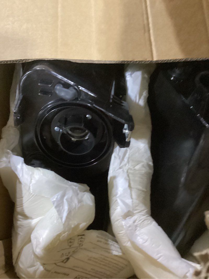 Condition photo showing Good Condition for as 2001 2002 2003 2004 2005 2006 2007 dodge caravan headlight assembly grand caravan chrysler town & country w/ 113.3 inch short-wheelbase(not for long-wheelbase 119.3-inch) clear lens chrome housing fit 2001-2007 caravan a-chrome housing amber reflector clear lens