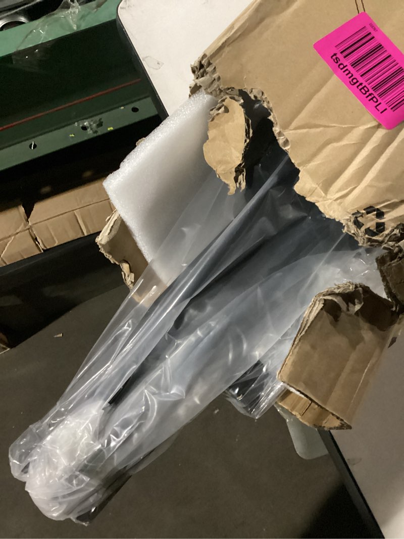 Condition photo showing New/Like New for heavy duty cello stand with bow hook, sturdy portable adjustable versatile, floor steel holder for 1/2 & 1/4 double upright bass, fiddle, contrabass?black?