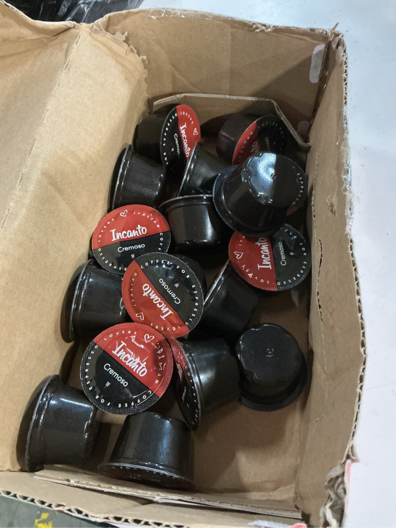Condition photo showing Good Condition for (best before jun /30/2027)italian coffee for espresso lovers capsules compatible with lavazza blue and lavazza expert machines (incanto, 1 count (pack of 50)) incanto 50 count (pack of 1)