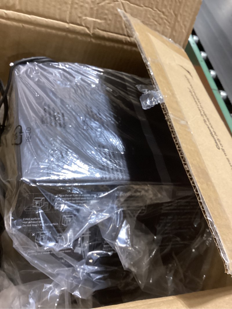 Condition photo showing Good Condition for Beelicious 5.8QT Large Air Fryer, 12-in-1 Digital Airfryer with Clear Window, 40+ Recipes, Flavor-Lock Tech, Shake Reminder, Compact, Quiet, Dishwasher Safe, Nonstick (Black) Dark Black