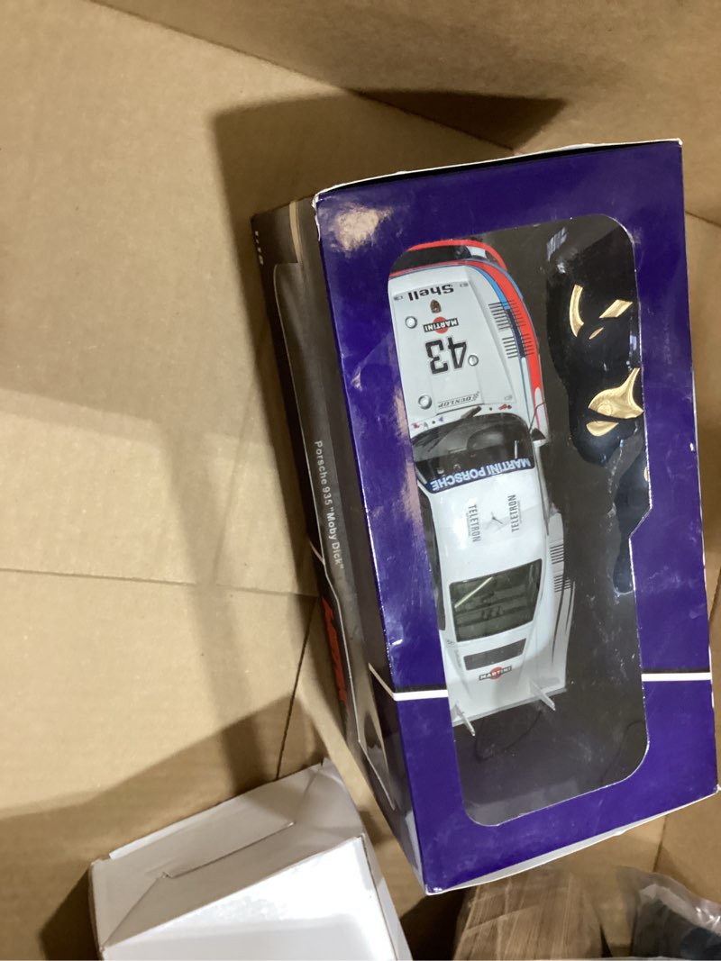 Condition photo showing New/Like New for opo 10 - miniature car compatible with porsche 935/78 moby dick #43 8th 24h le mans 1978 schurti, stommelen 1/18 scale ixo werk83 18040001