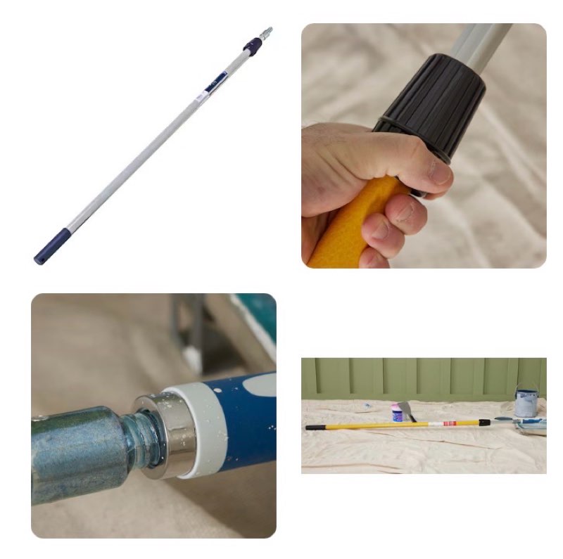 project source 4-ft to 8-ft telescoping fiberglass extension pole
