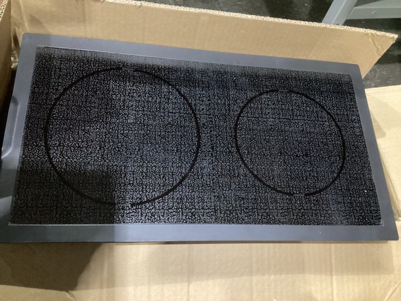 Condition photo showing Good Condition for (SIMILAR TO STOCK PHOTOS, INCOMPLETE PARTS) Gas Cooktop 2 Burners,Portable Stainless Steel Built-in Double Burner Gas Stoves Kitchen Slope Edge Tempered Glass LPG/NG Dual Fuel Easy to Clean for RVs, Apartments, Outdoor